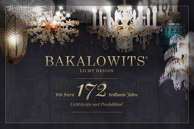 172 Jahre Bakalowits Licht Design GmbH